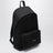 Black Explorer backpack with logo patch