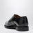 Schwarze Derby-Schuhe aus Leder