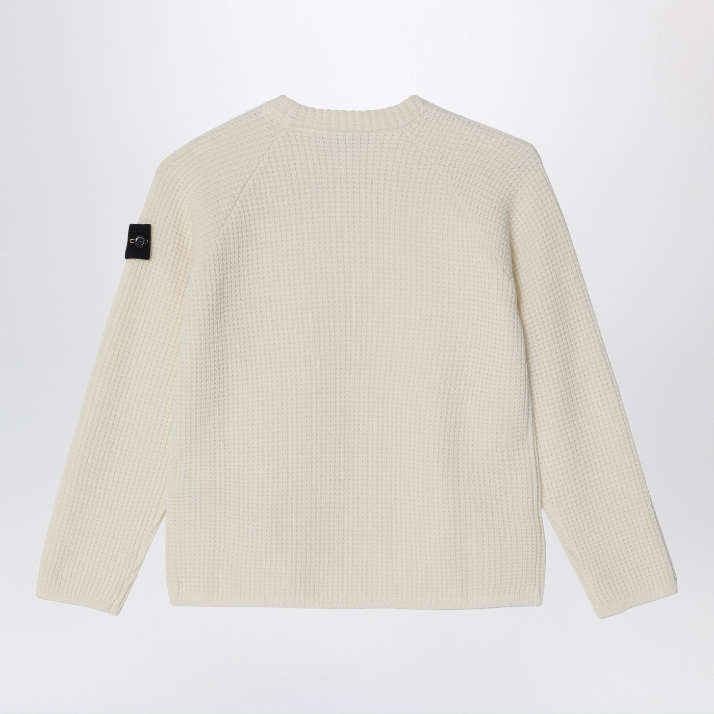 Beige wool-blend sweater
