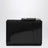 Portacarte Slim Flap nero con Orb Bas Relief con cristalli