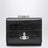 Portefeuille Small Frame noir en cuir de veau