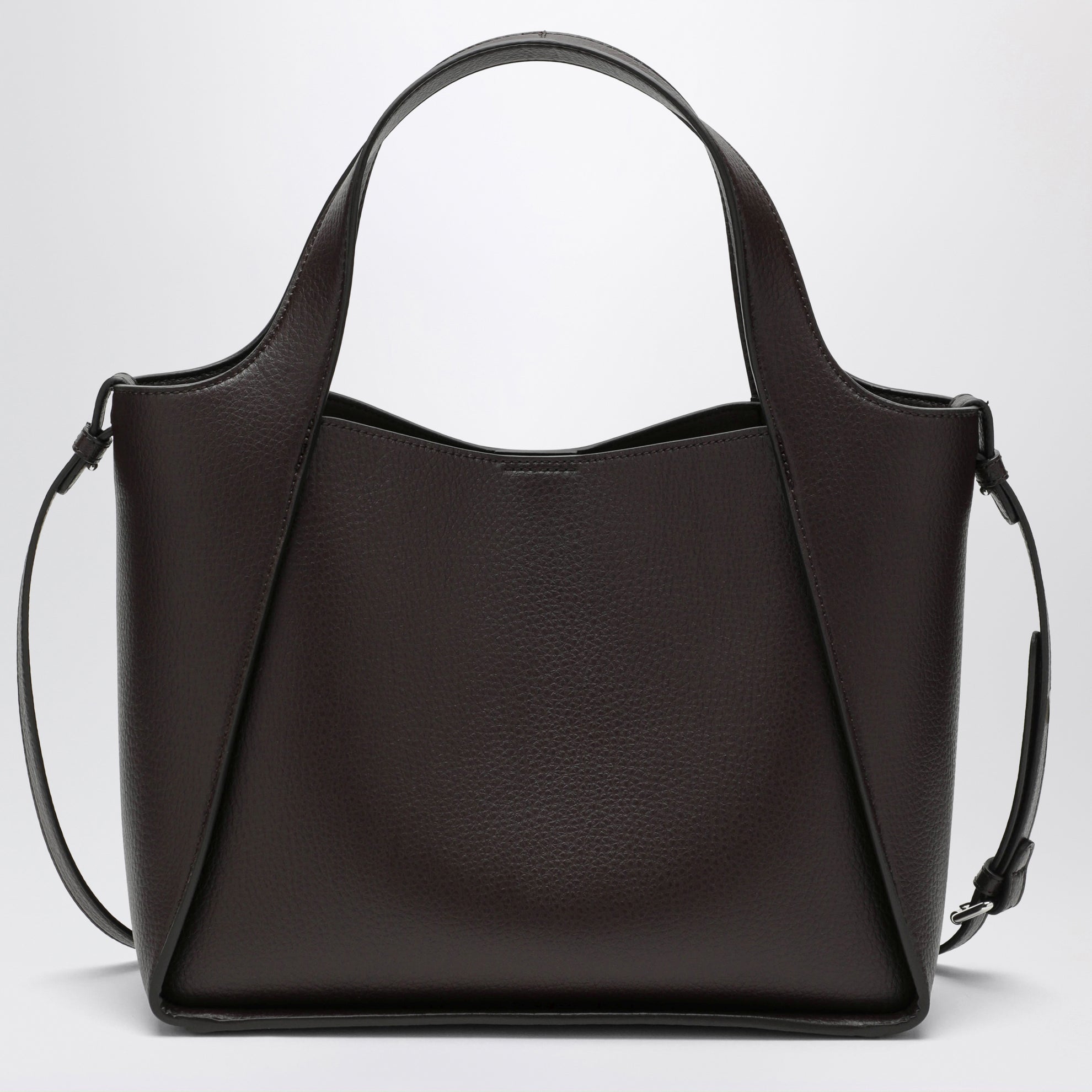 Borsa tote a tracolla chocolate in pelle vegana