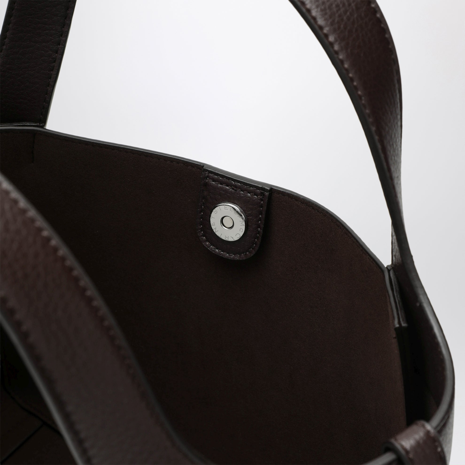 Borsa tote a tracolla chocolate in pelle vegana