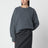 Pull col rond gris en cachemire