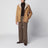 Karamellfarbene Lederjacke