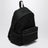 Black leather and nylon backpack