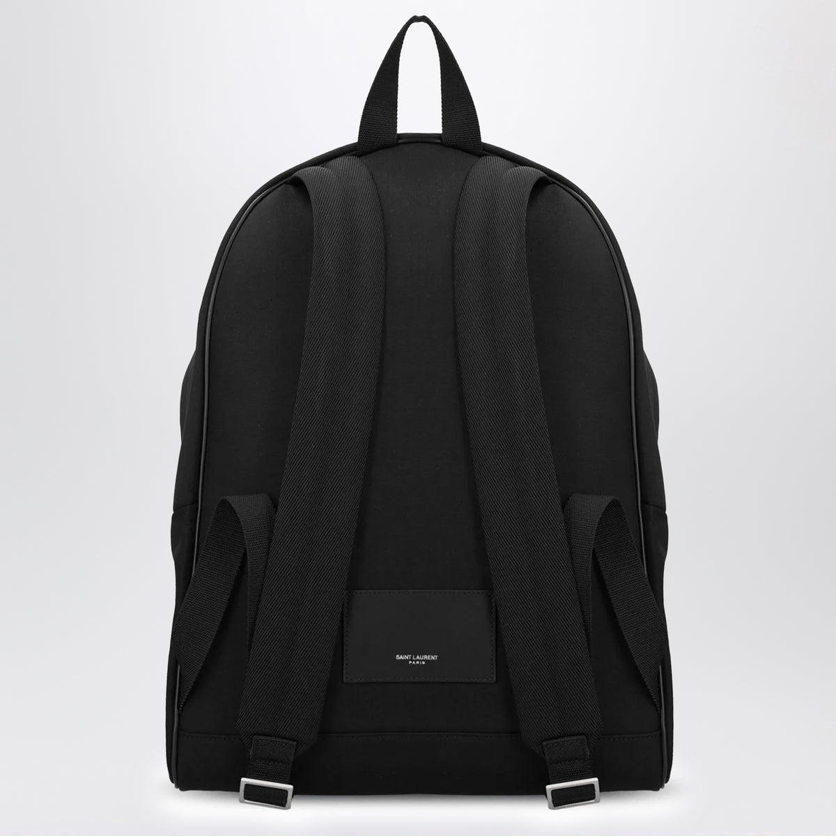 Sac à dos en cuir et nylon noir