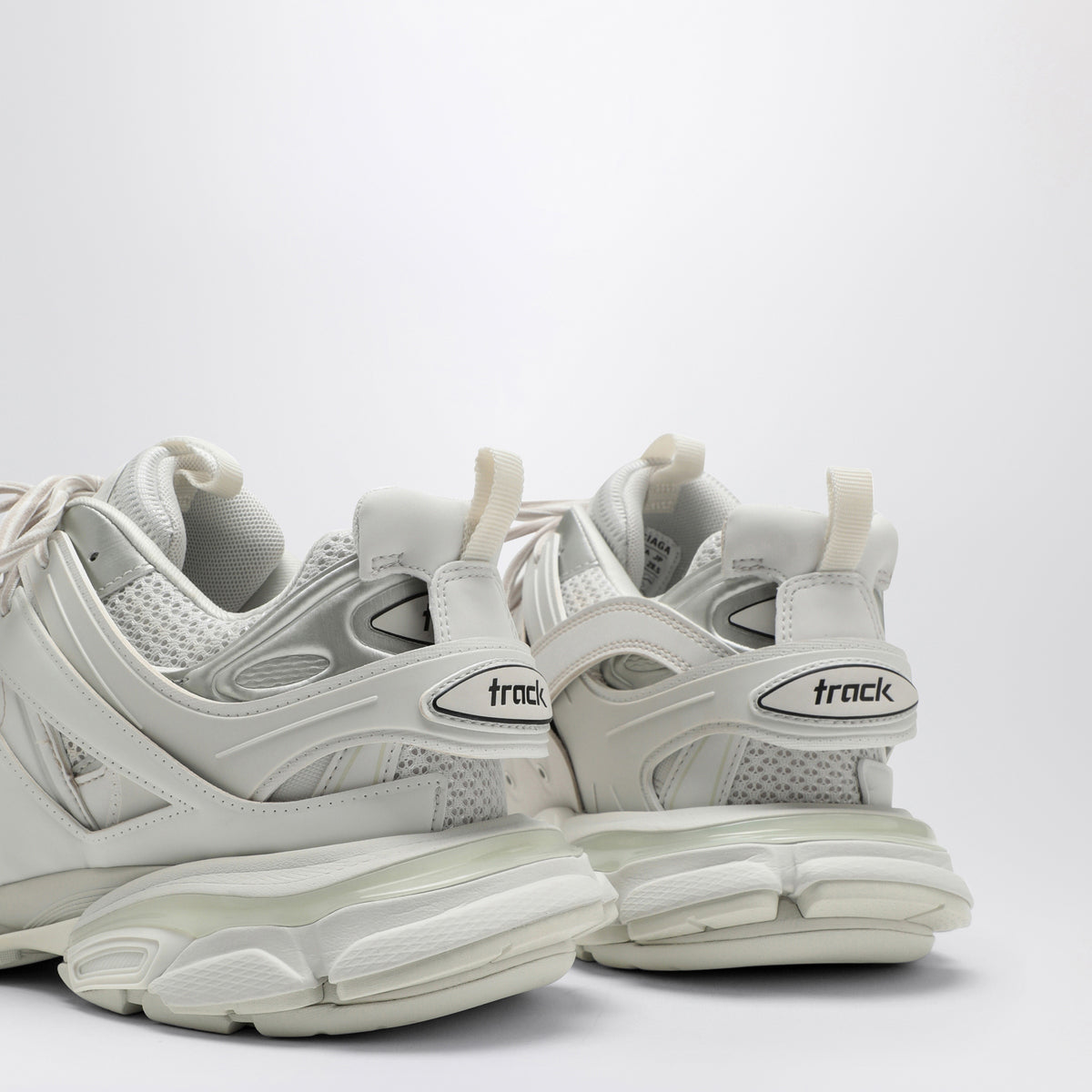 White Track low sneakers