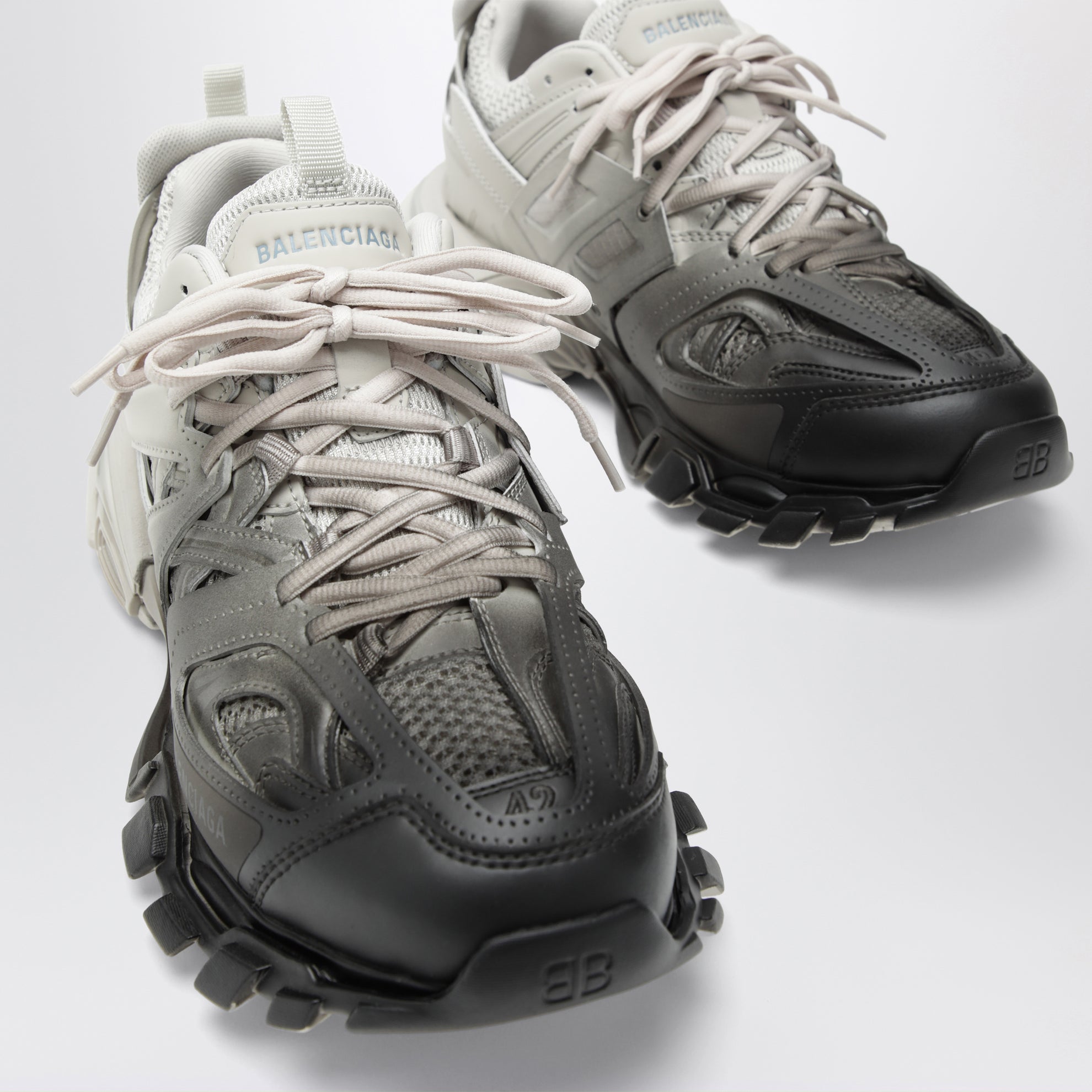 Sneaker Track Gradient nera/beige