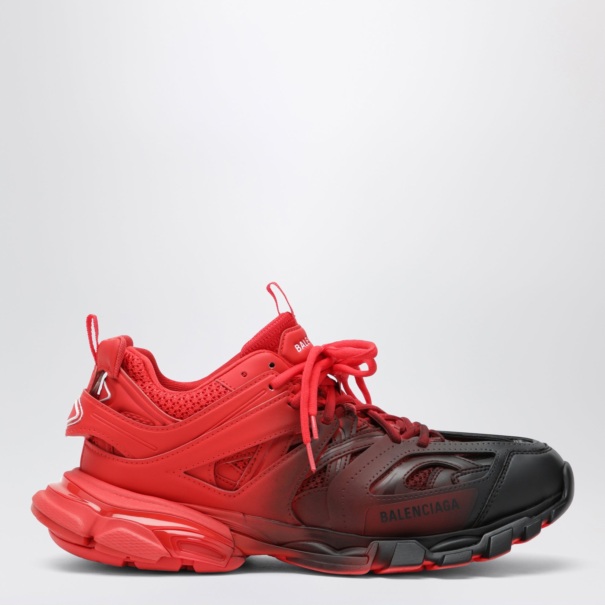 Sneakers Track Gradient en polyuréthane rouge et noir