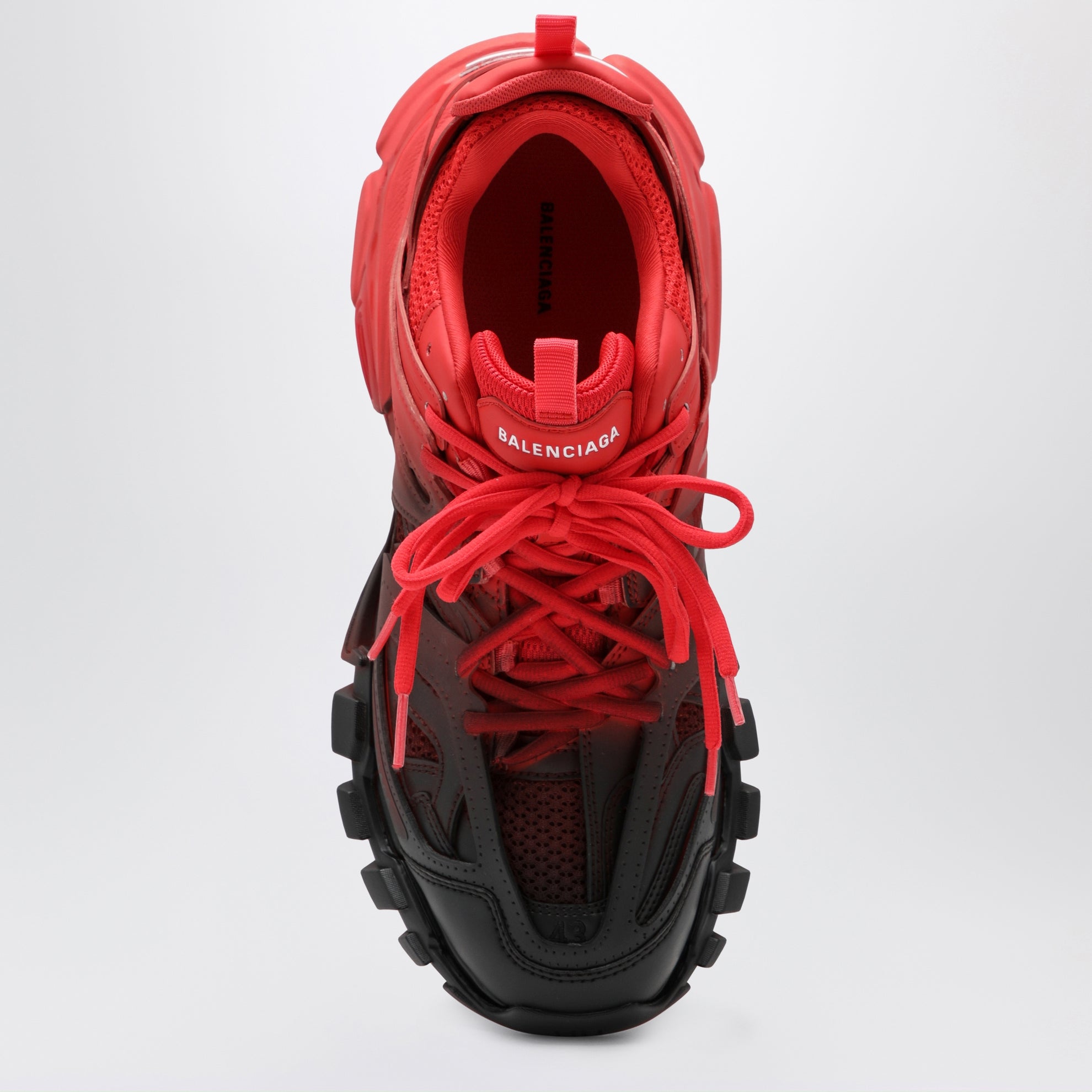 Sneakers Track Gradient en polyuréthane rouge et noir