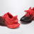 Sneakers Track Gradient en polyuréthane rouge et noir