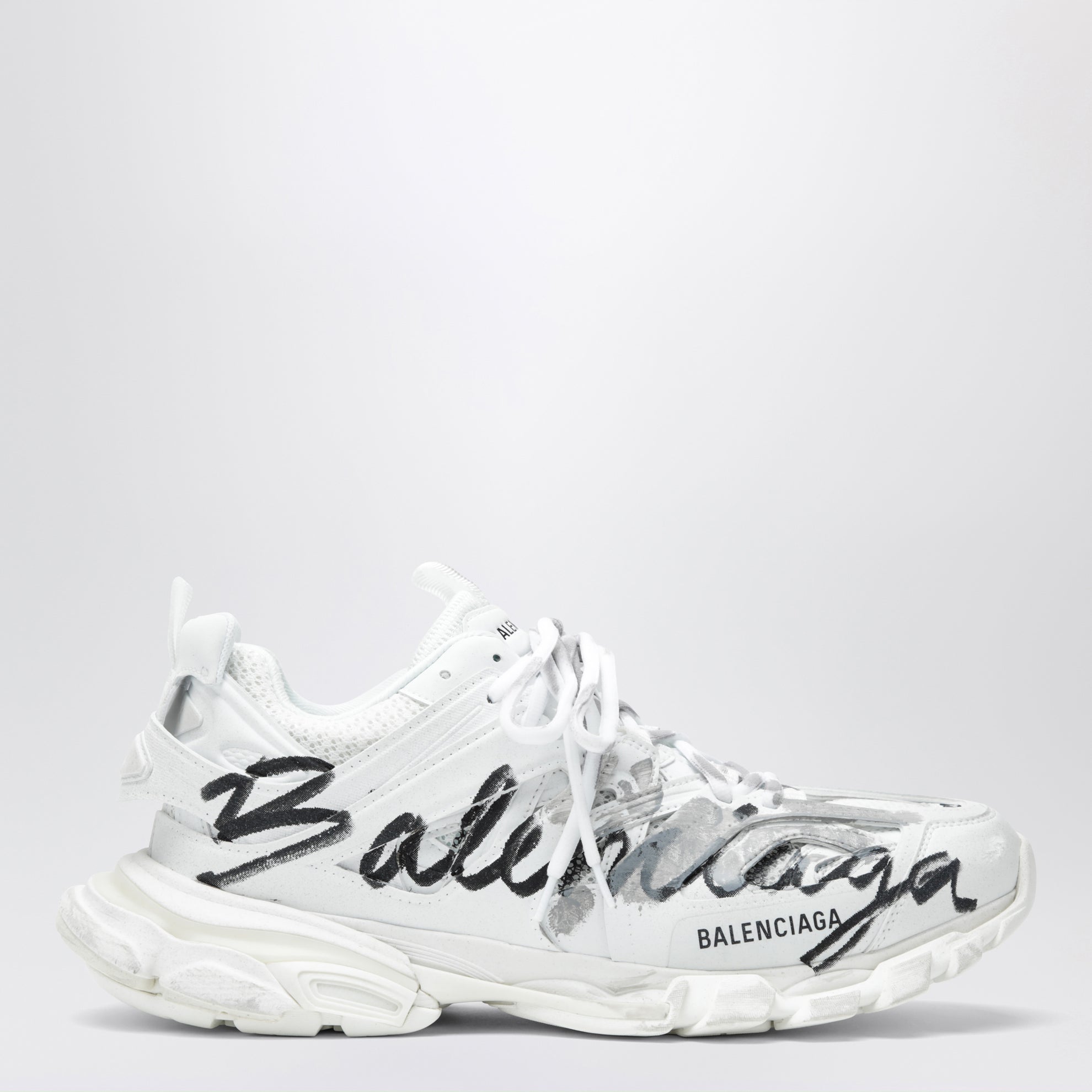 Sneaker Track Signature bianca/nera