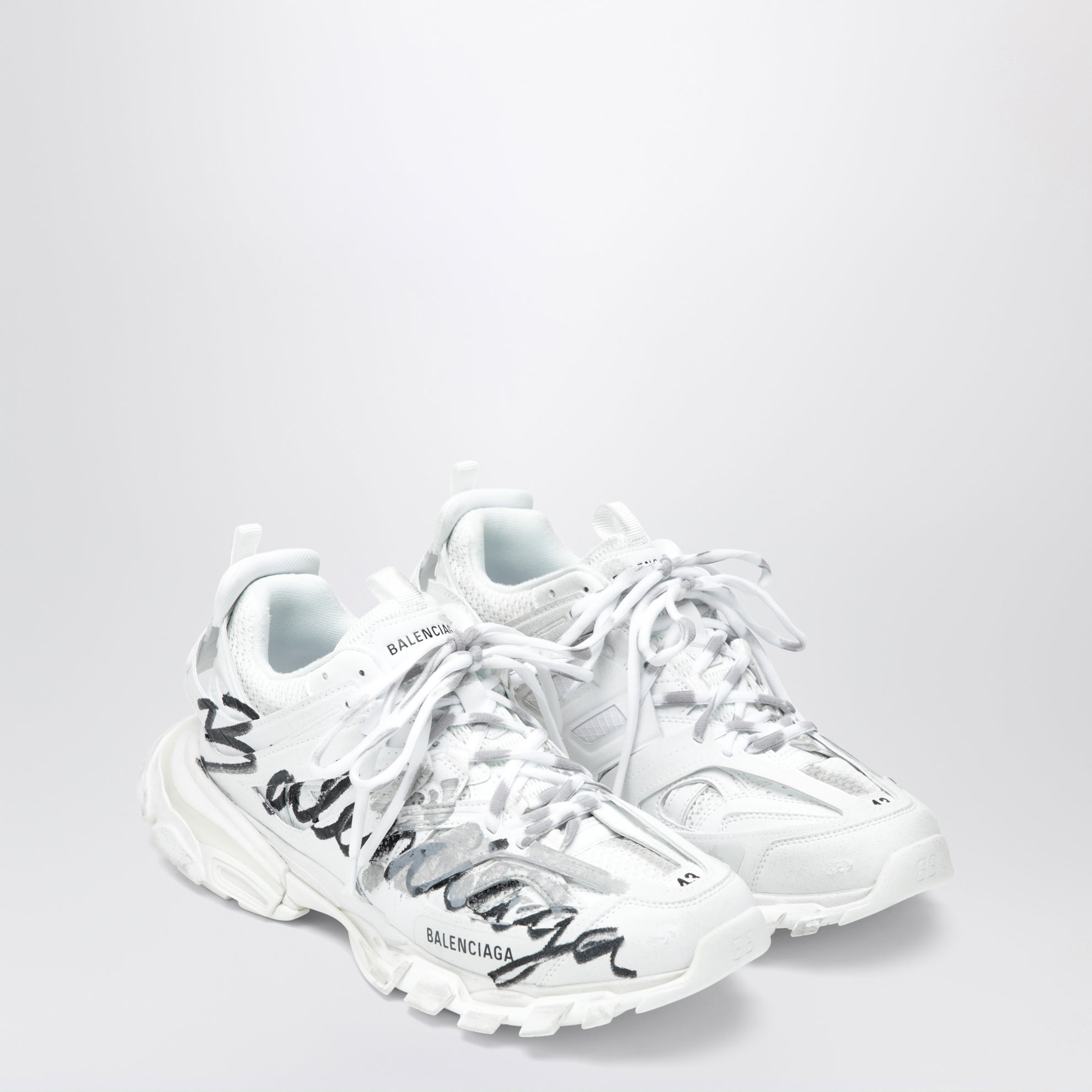 Sneaker Track Signature bianca/nera