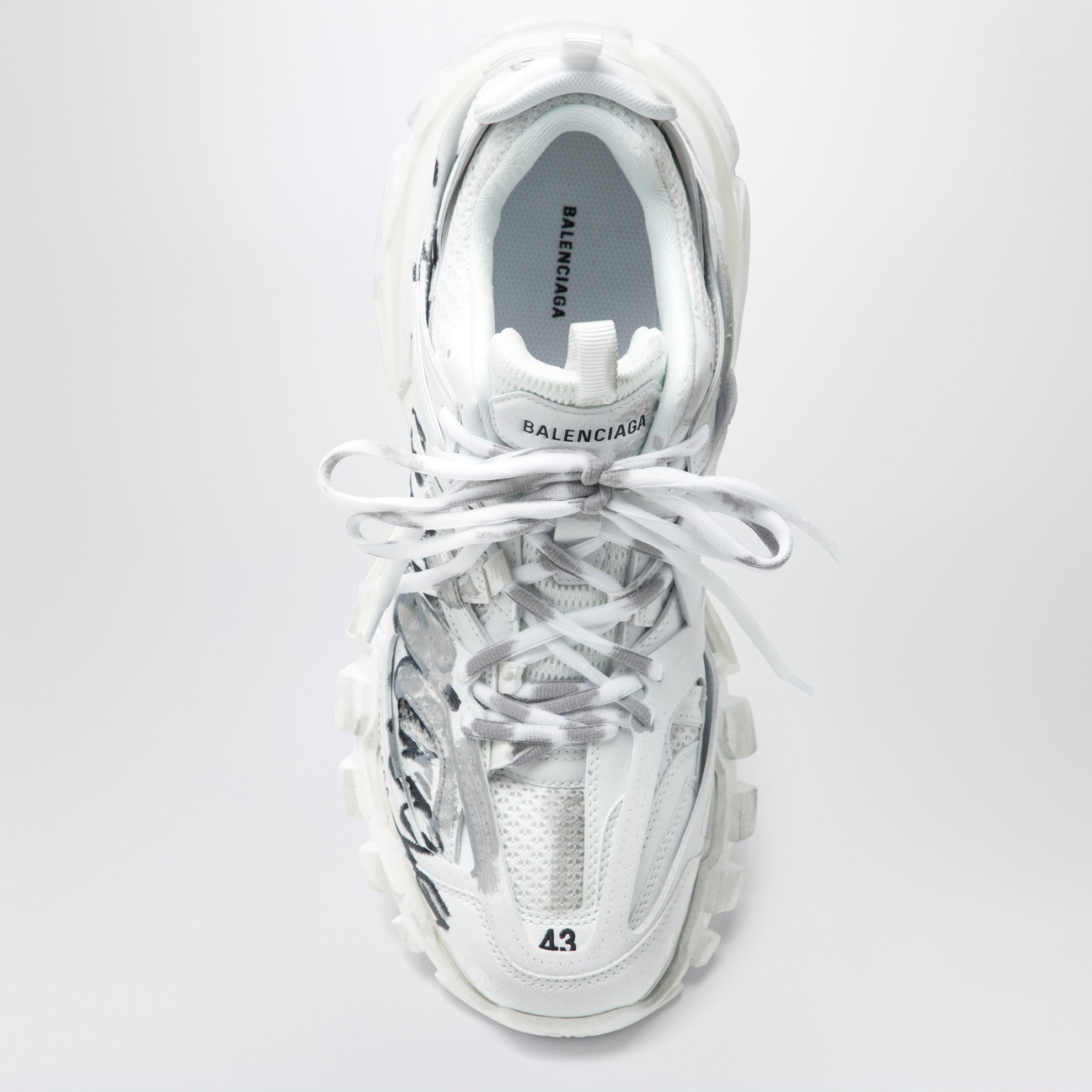 Sneaker Track Signature bianca/nera