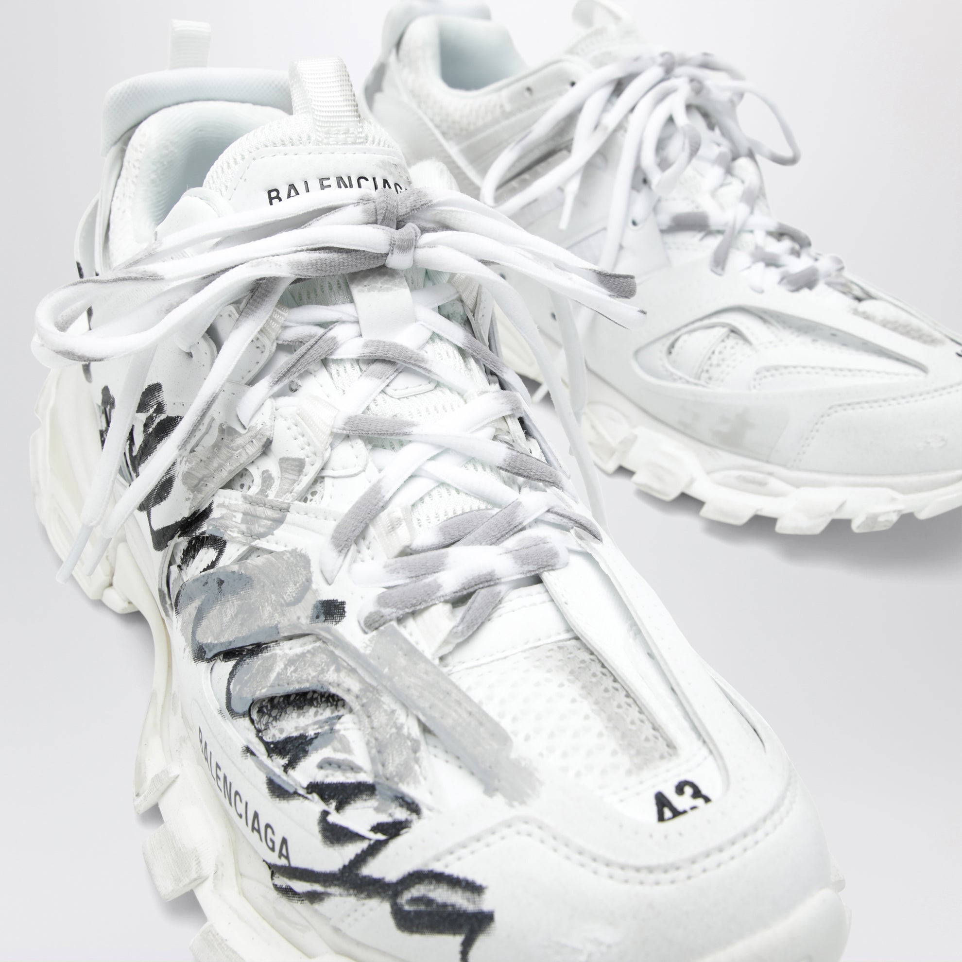 Sneaker Track Signature bianca/nera