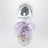 Sneakers Track Bow con fiocchi in poliuretano bianco/rosa