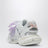 Sneakers Track Bow con fiocchi in poliuretano bianco/rosa