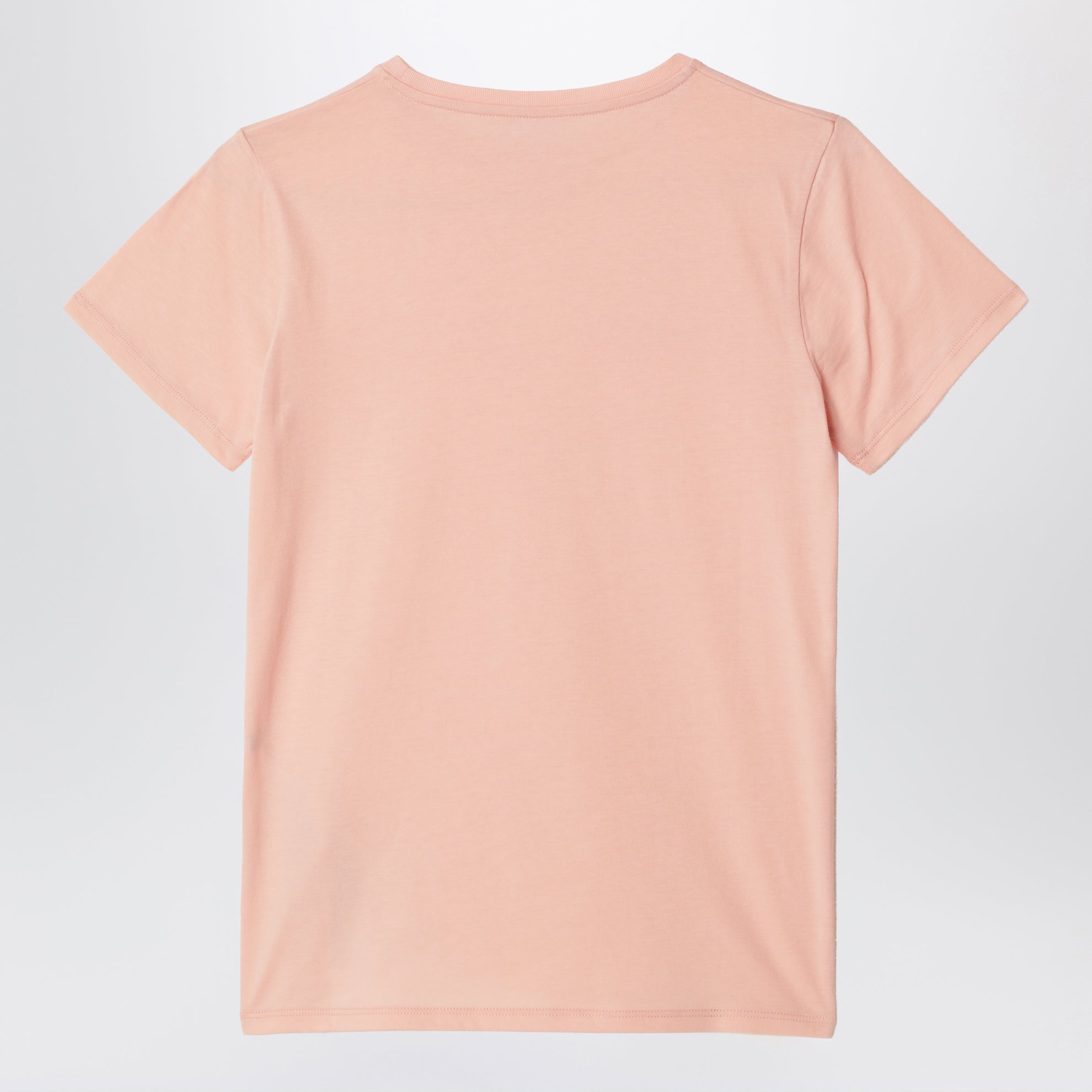 Rosa T-Shirt mit Logo-Print