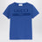 T-shirt bleu outremer avec imprimé logo