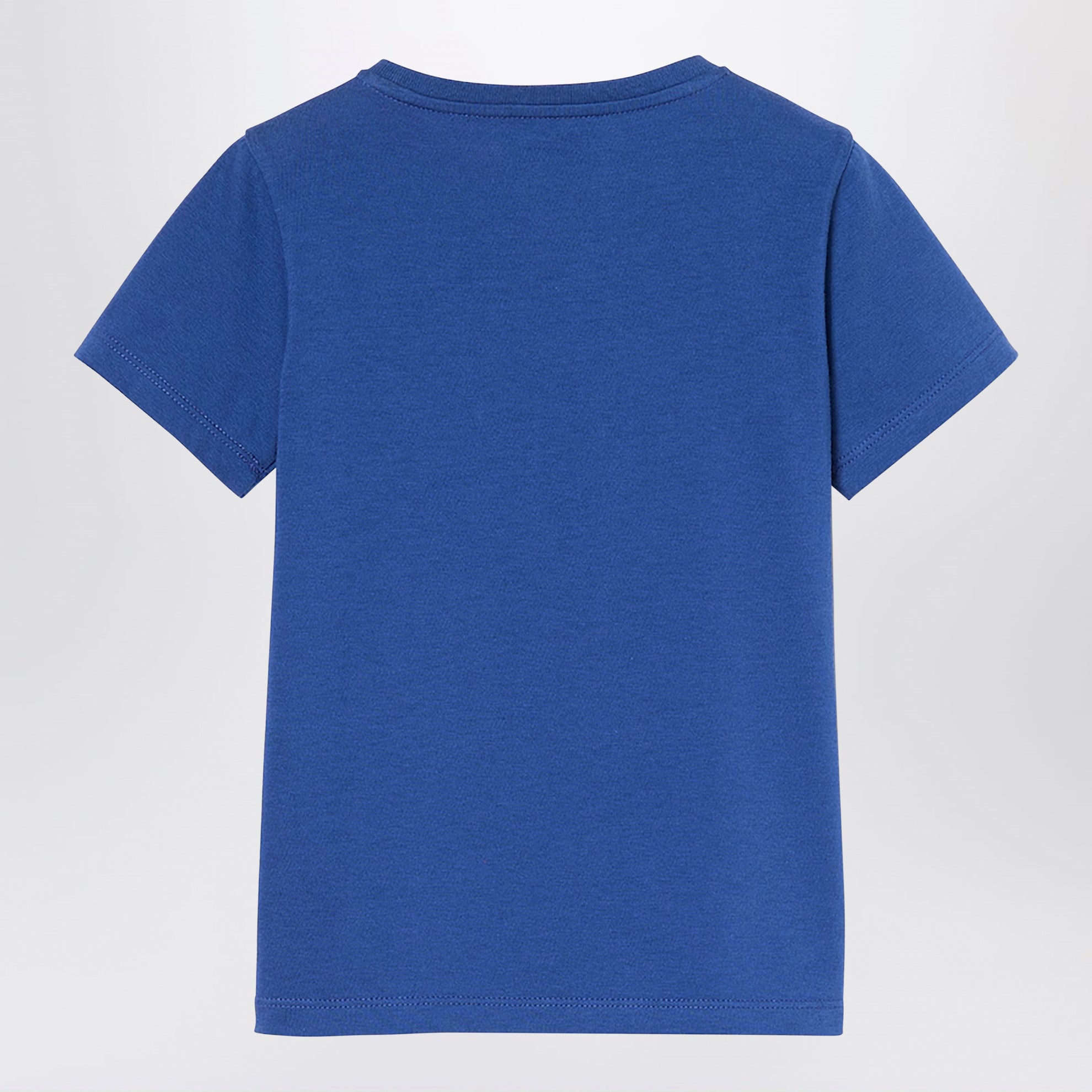 T-shirt bleu outremer avec imprimé logo