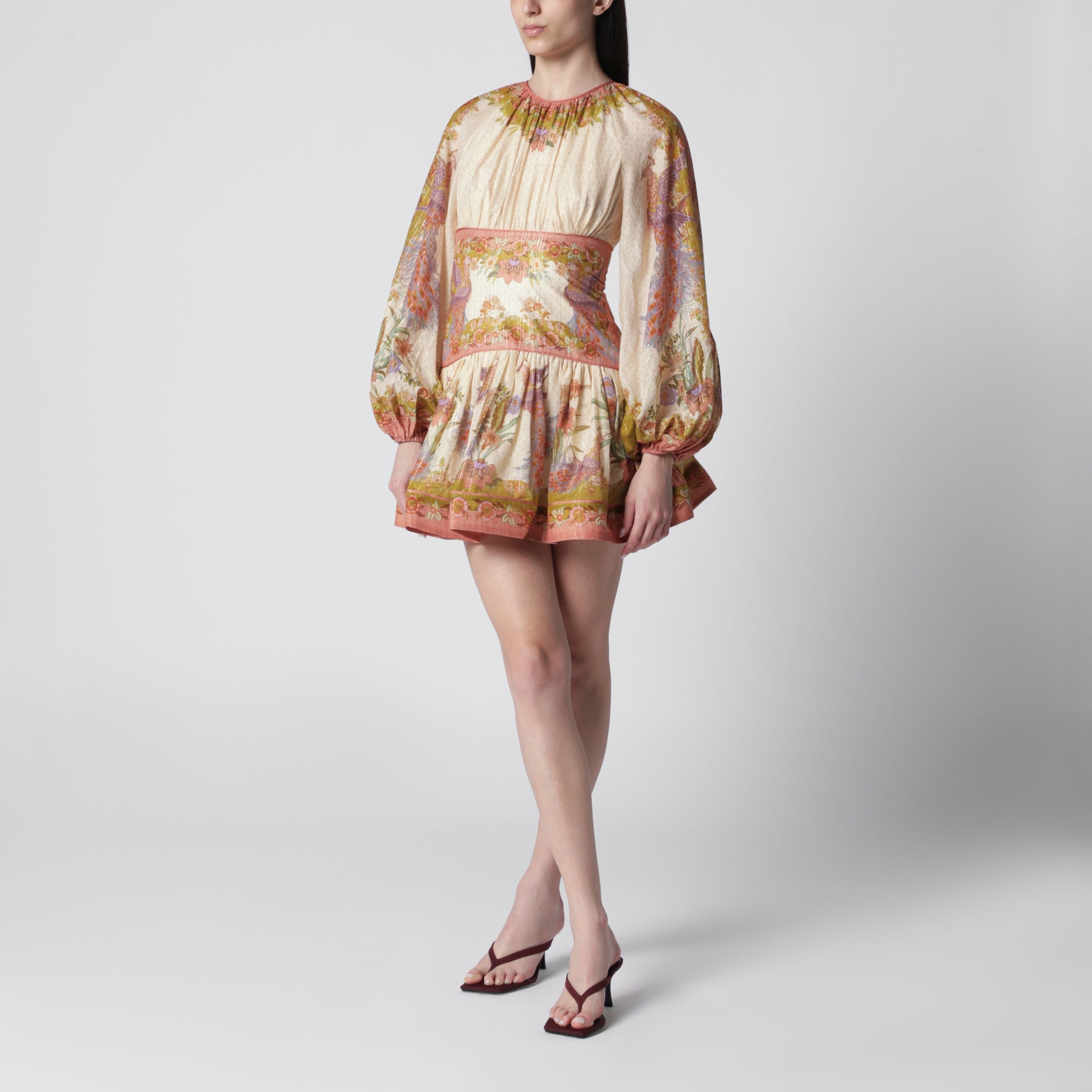 Indra Minikleid mit Blumenmuster
