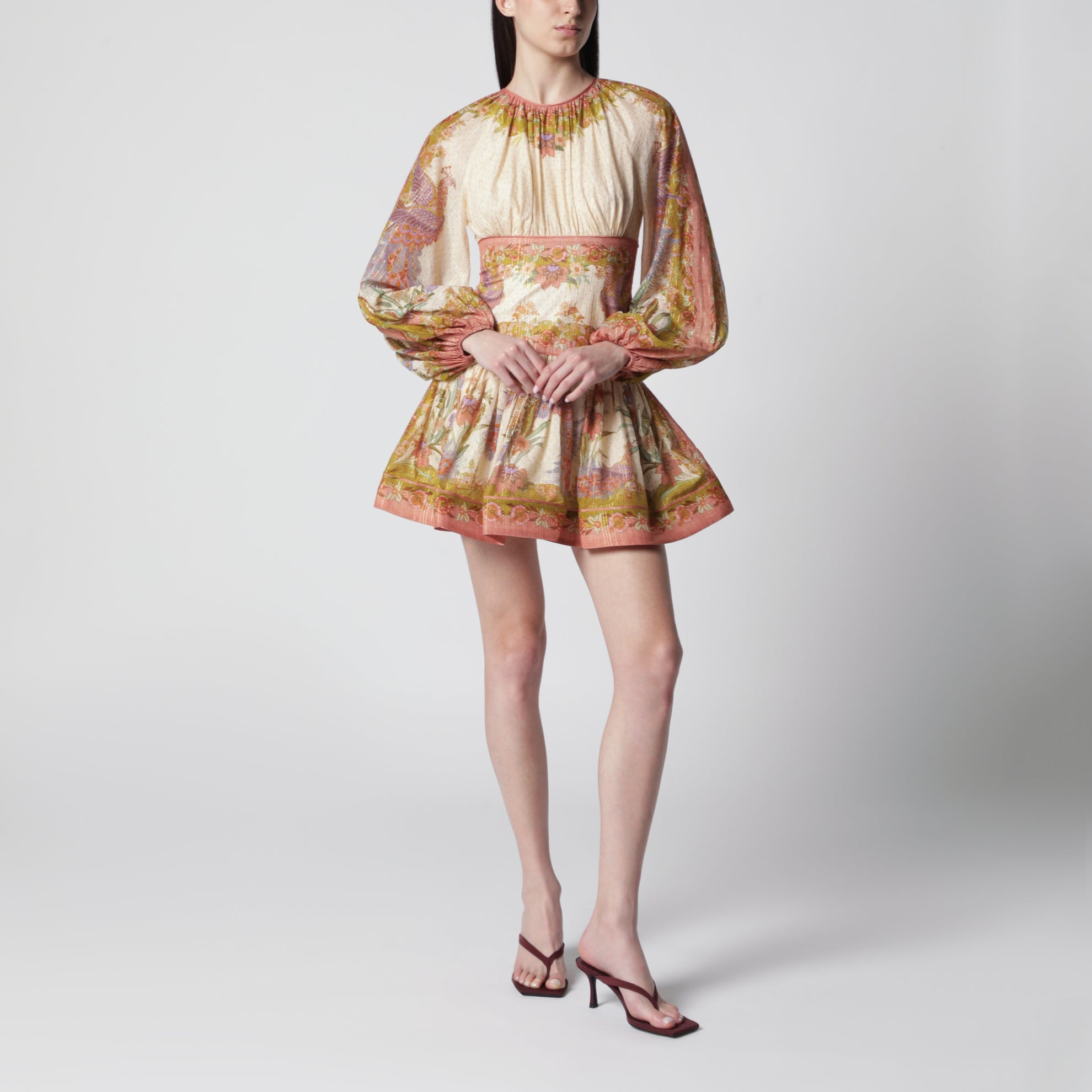 Indra Minikleid mit Blumenmuster