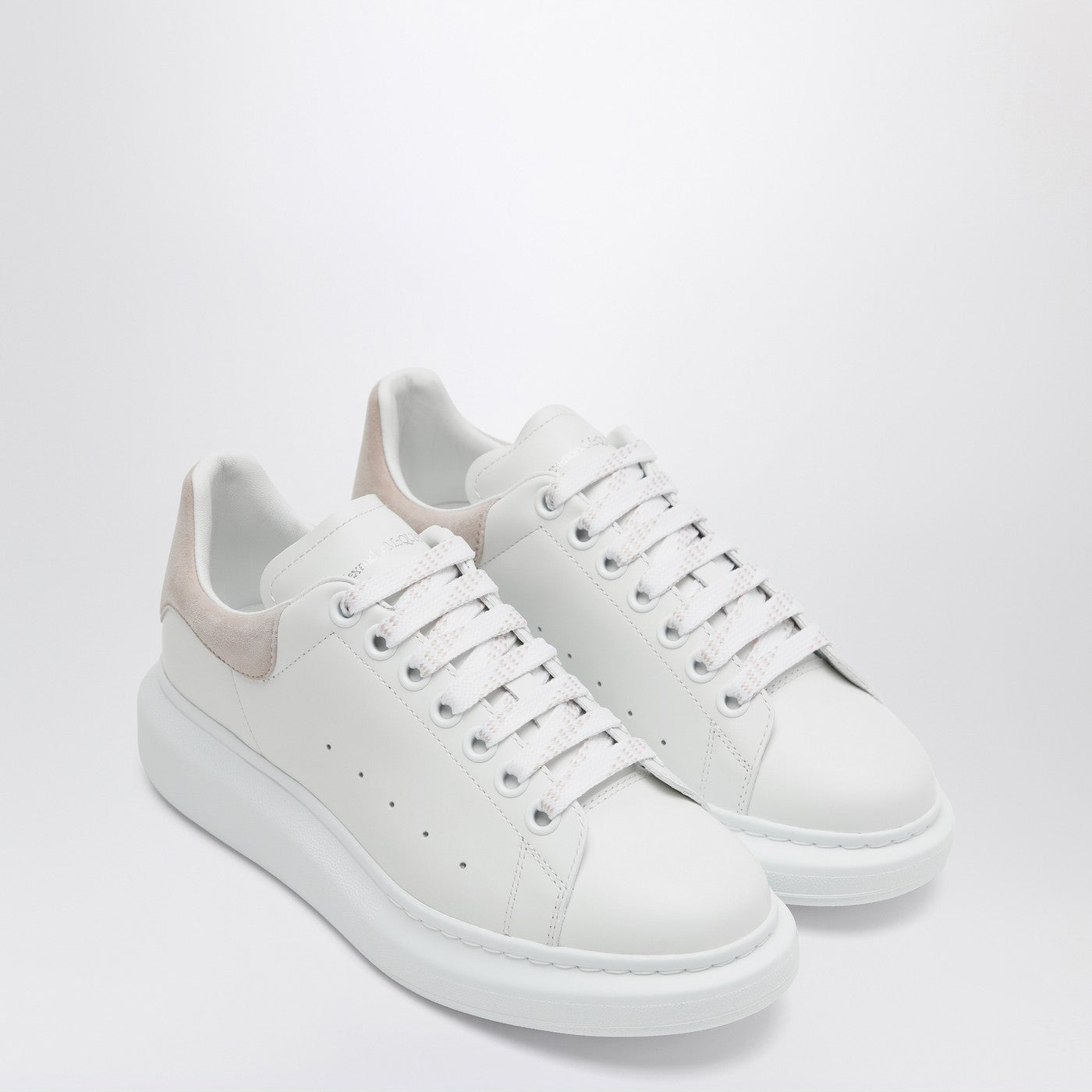 Alexander McQueen Oversized Sneakers in white/patchouli | TheDoubleF