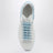 Baskets Oversize blanches/bleu poudre