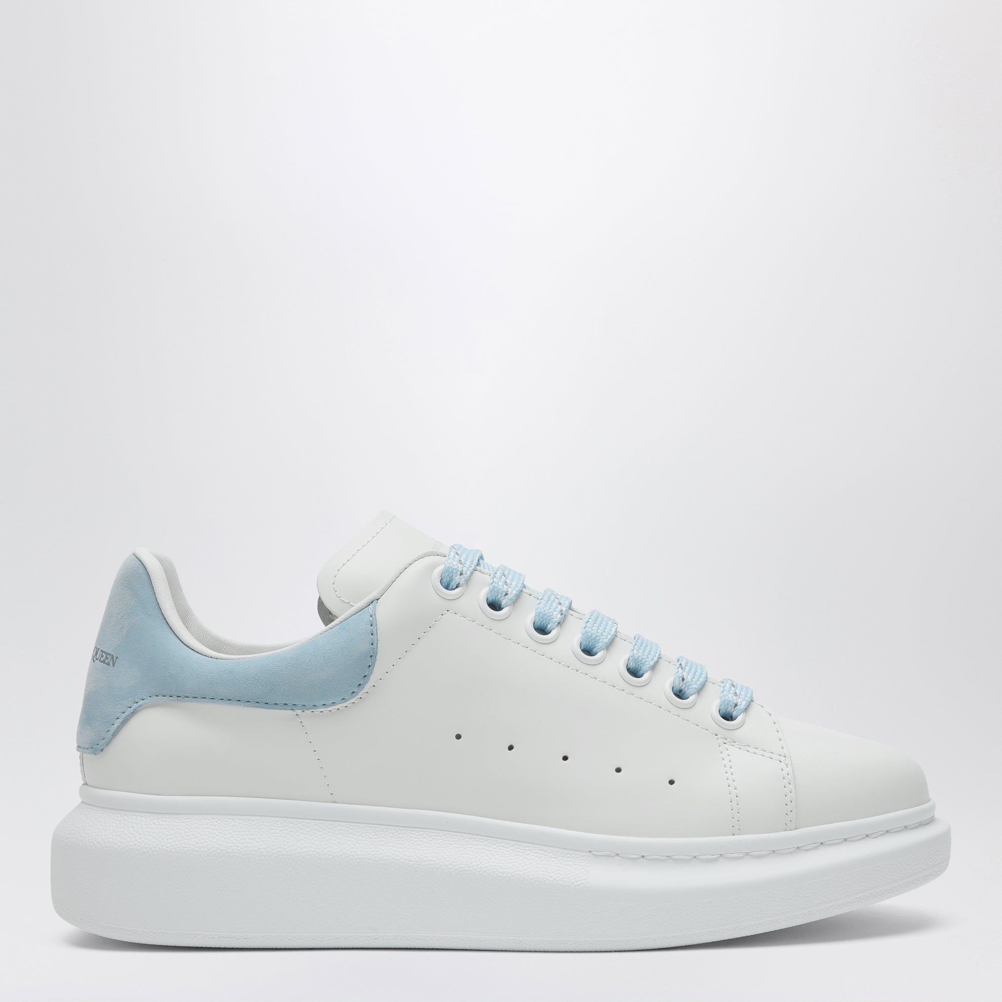 Sneakers Oversize bianca/azzurro polvere