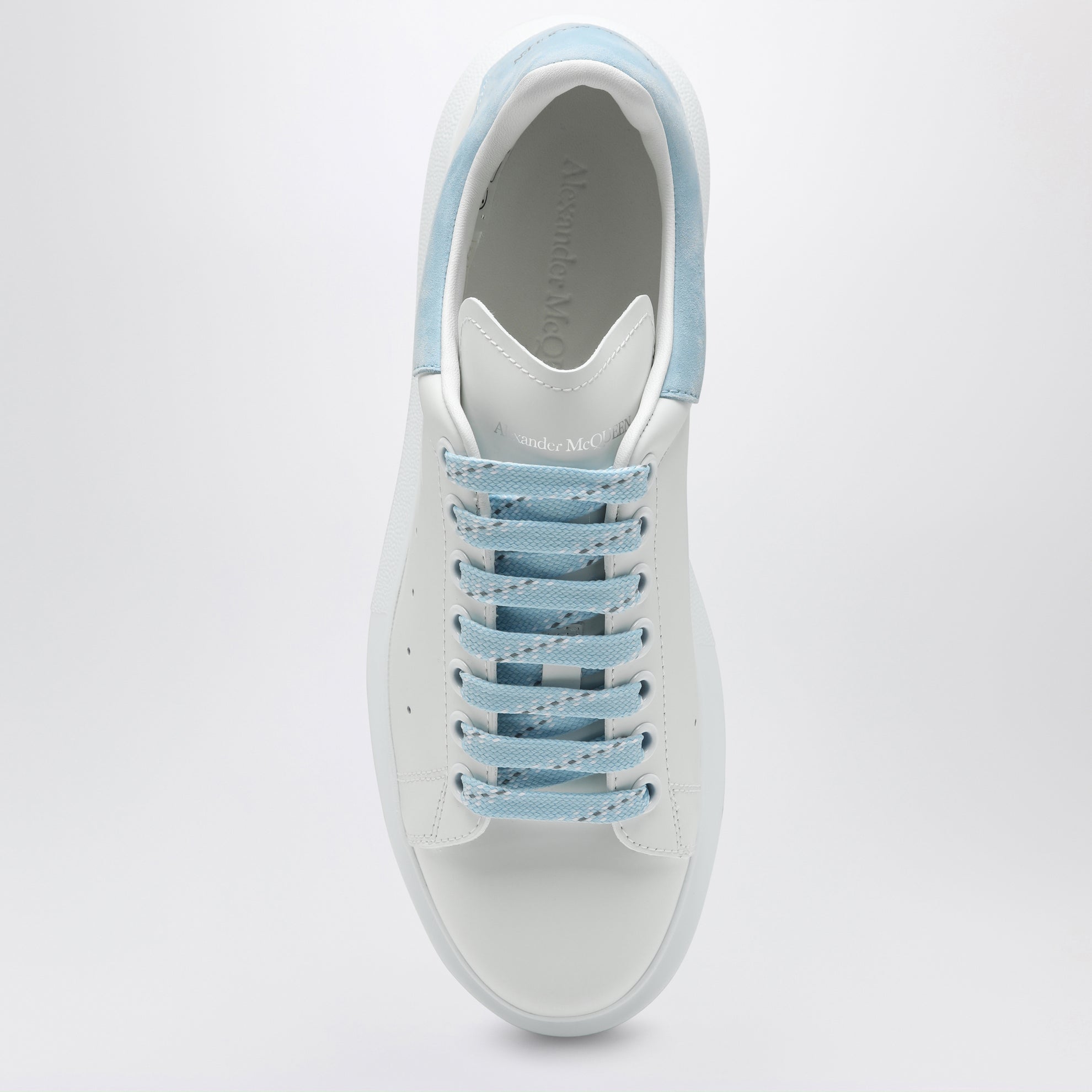 Sneakers Oversize bianca/azzurro polvere