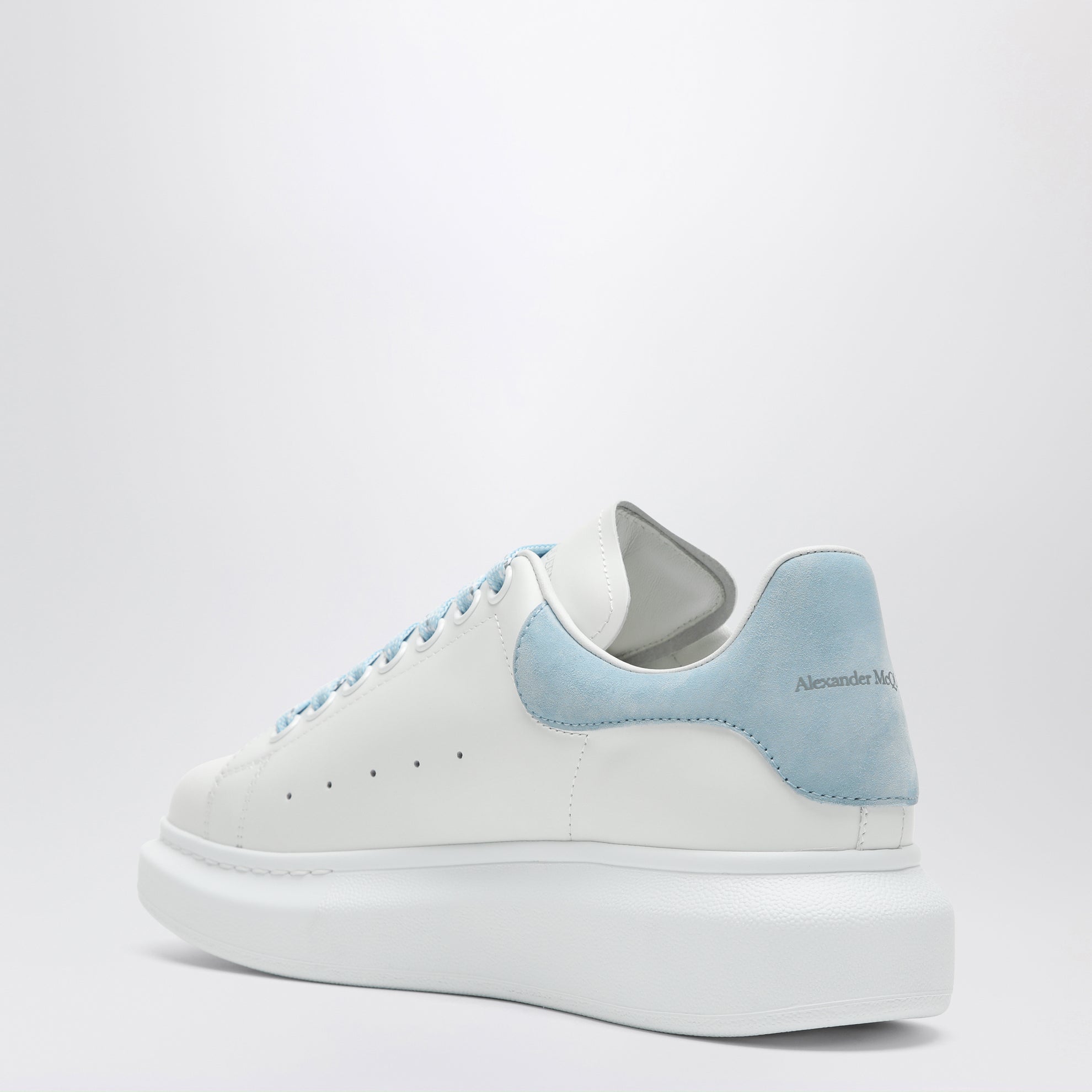 Sneakers Oversize bianca/azzurro polvere