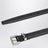 Cassandre black leather belt