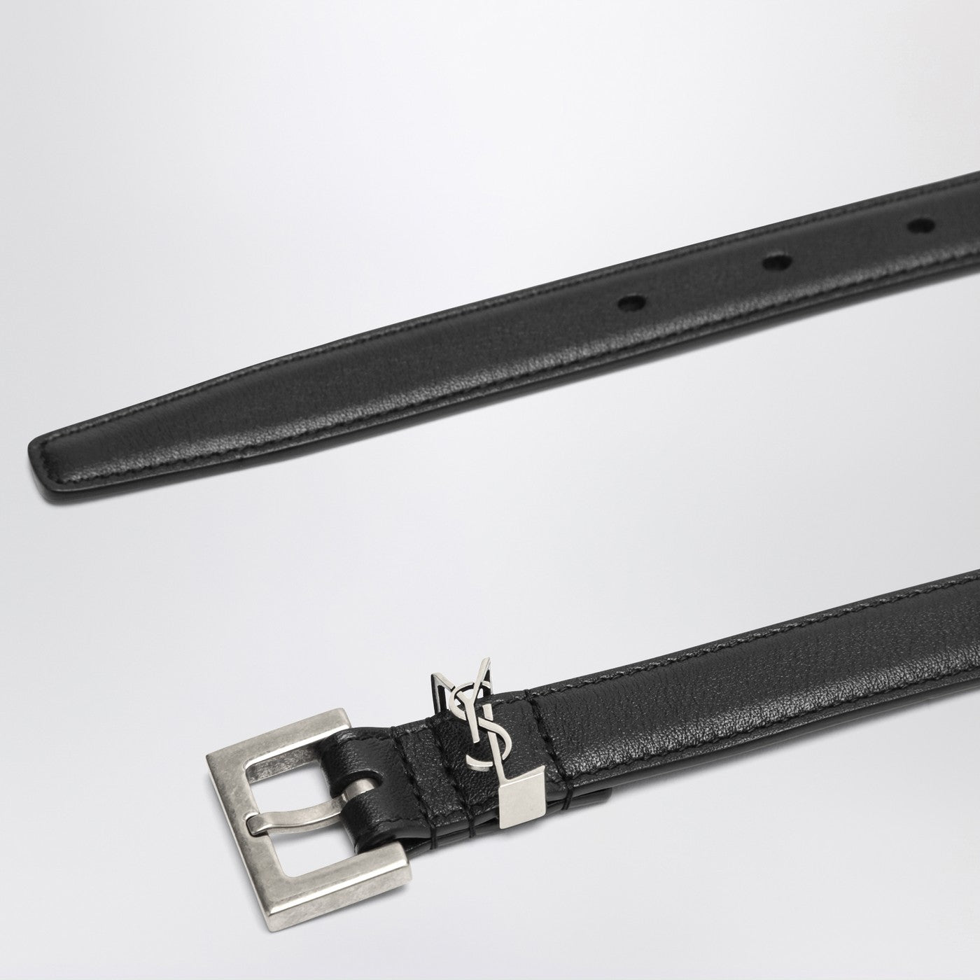 Cassandre black leather belt