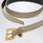 Dark beige Cassandre belt in box leather