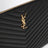 Cassandre black quilted leather tablet sleeve