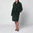 Manteau en fourrure vert émeraude