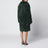 Manteau en fourrure vert émeraude