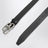 Cintura BB nera in pelle