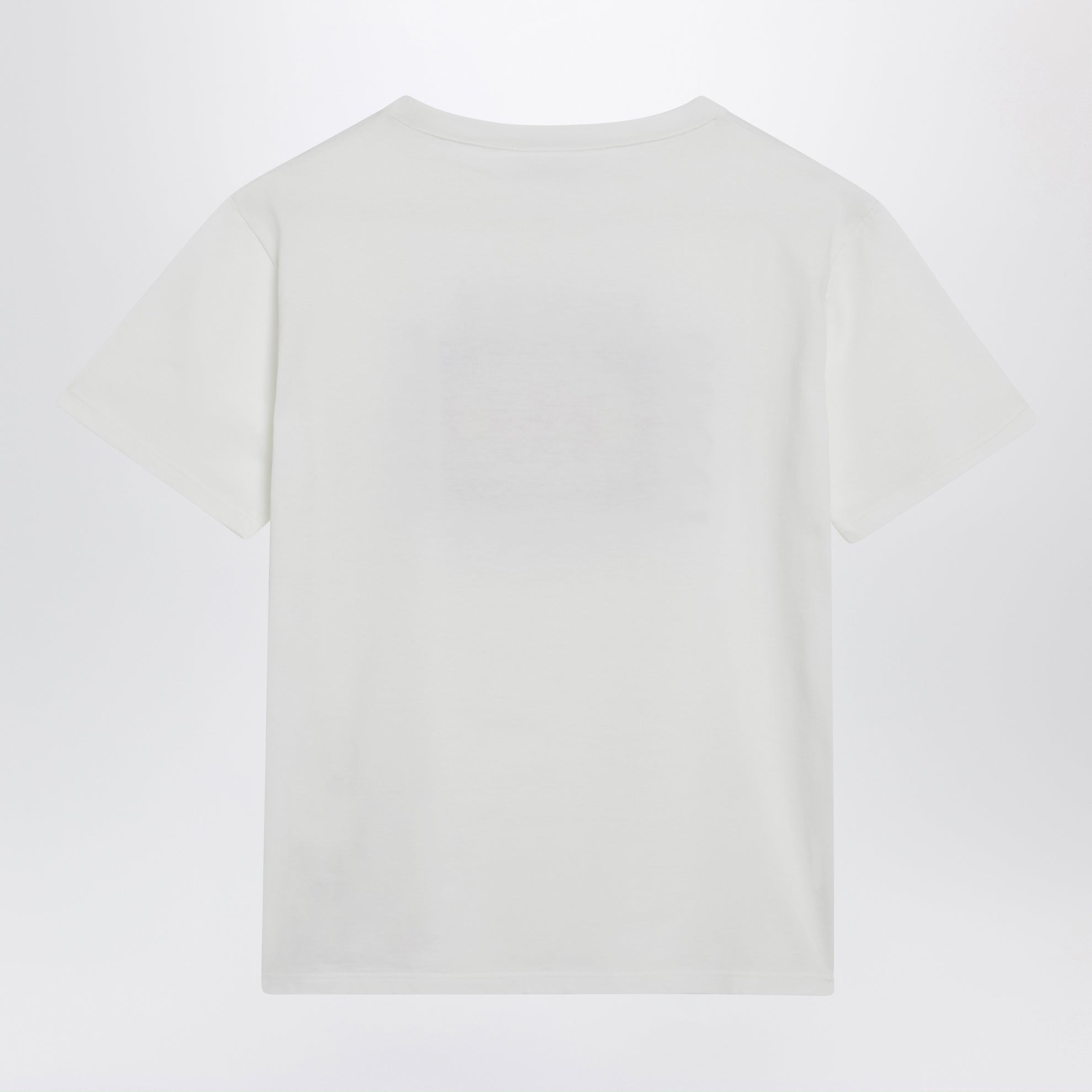 Weißes T-Shirt mit Logodruck