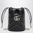 Small black GG Marmont bucket bag