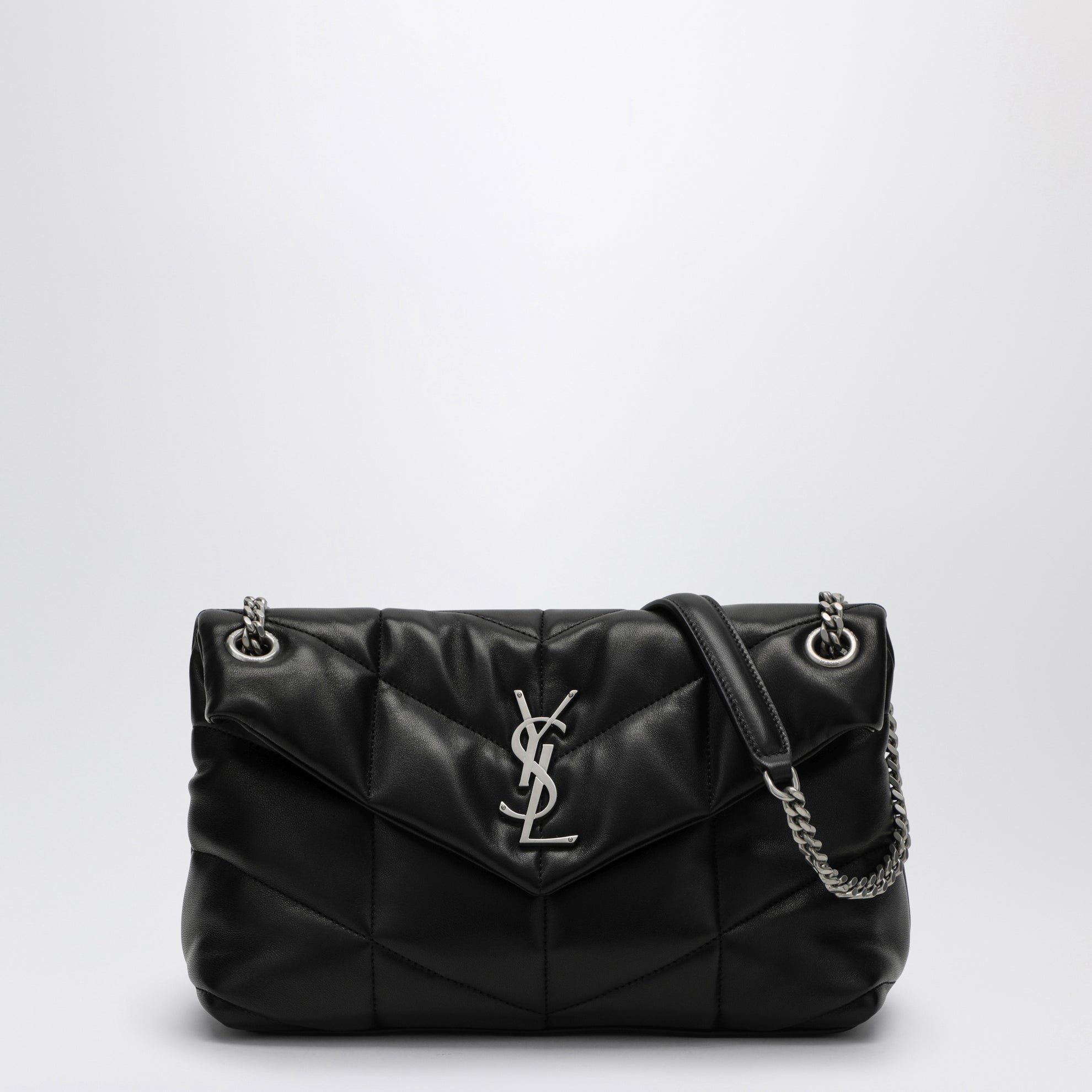 Borsa Loulou Puffer piccola nera
