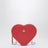 Borsa a tracolla Heart Embossed Croc corallo