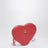 Borsa a tracolla Heart Embossed Croc corallo