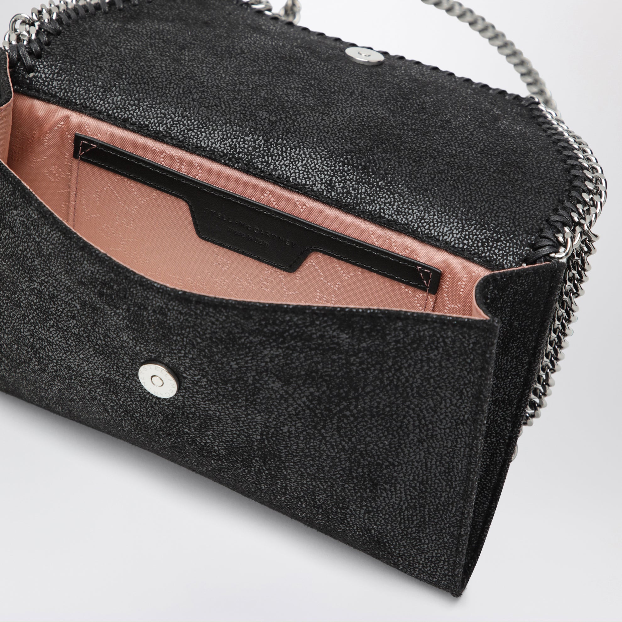 Borsa portafoglio a tracolla Falabella nera