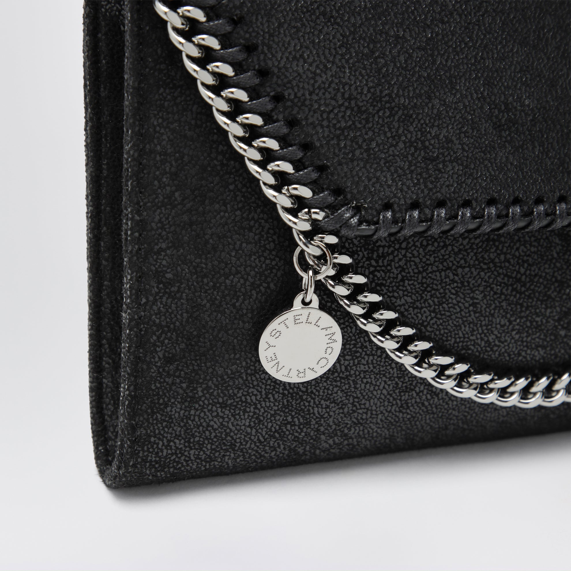 Borsa portafoglio a tracolla Falabella nera