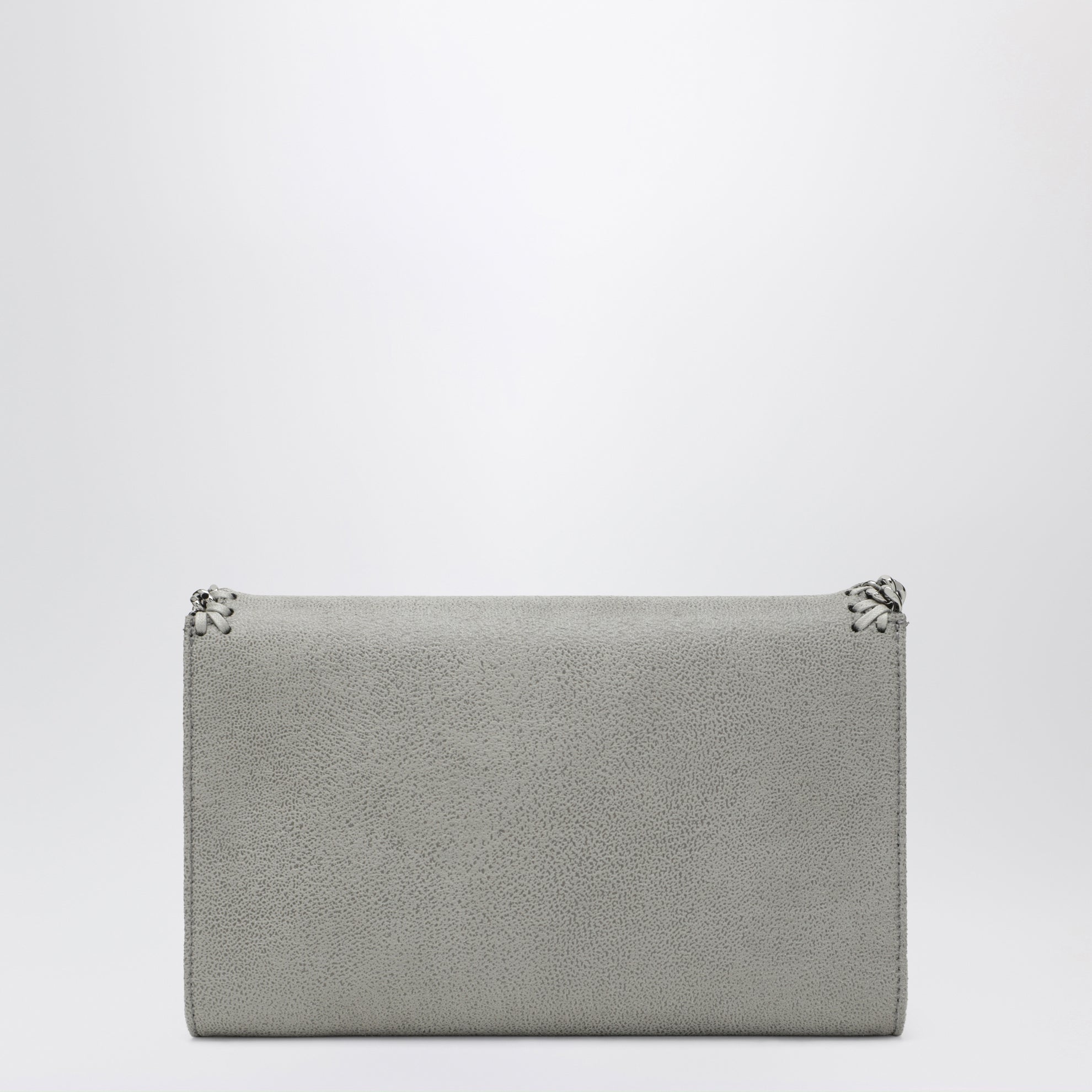 Hellgraue Falabella Umhängetasche in Brieftaschenform