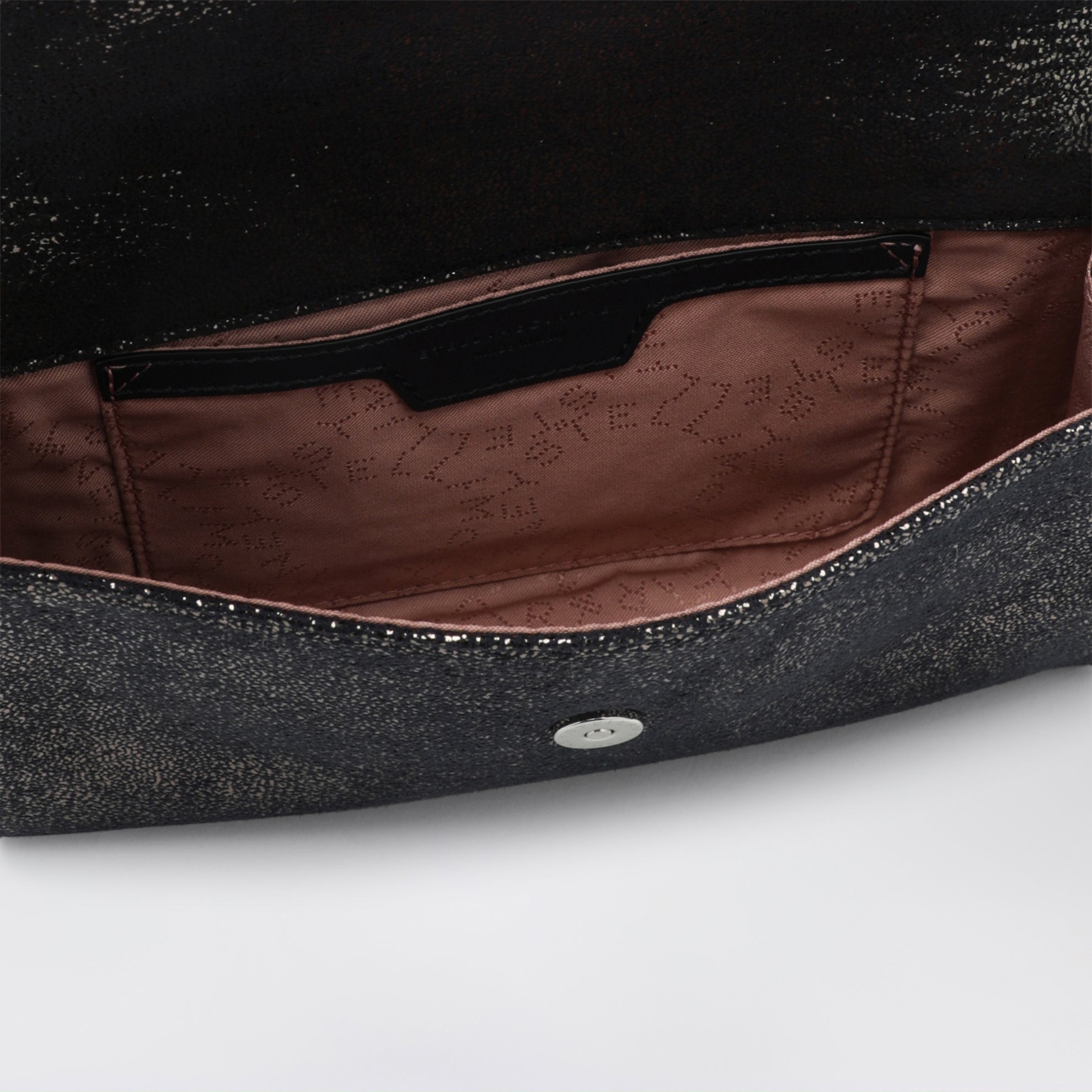 Dark Navy Falabella Chain Wallet