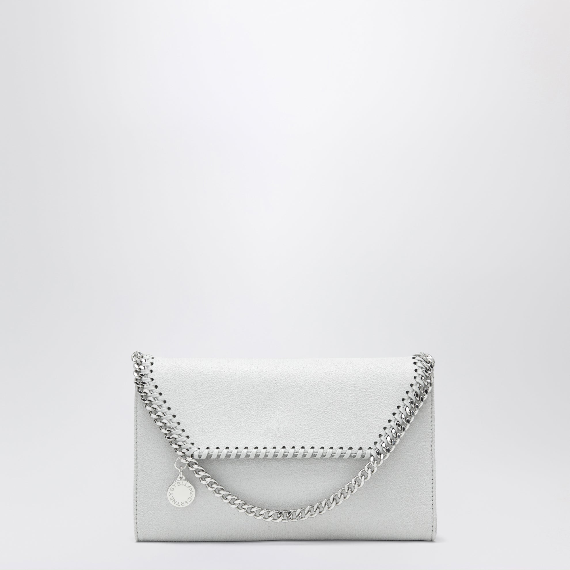 Borsa portafoglio a tracolla Falabella grigio perla