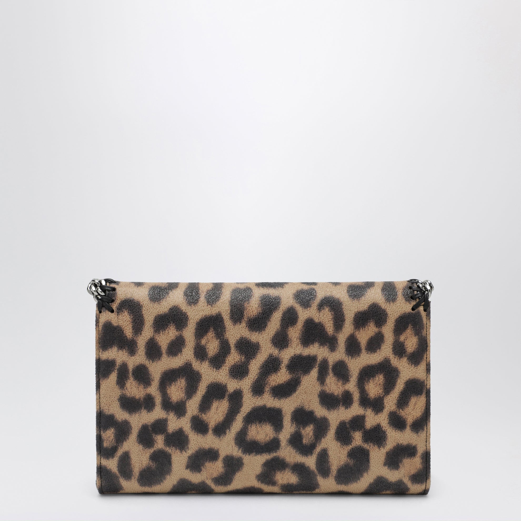 Falabella leopard-print crossbody wallet bag